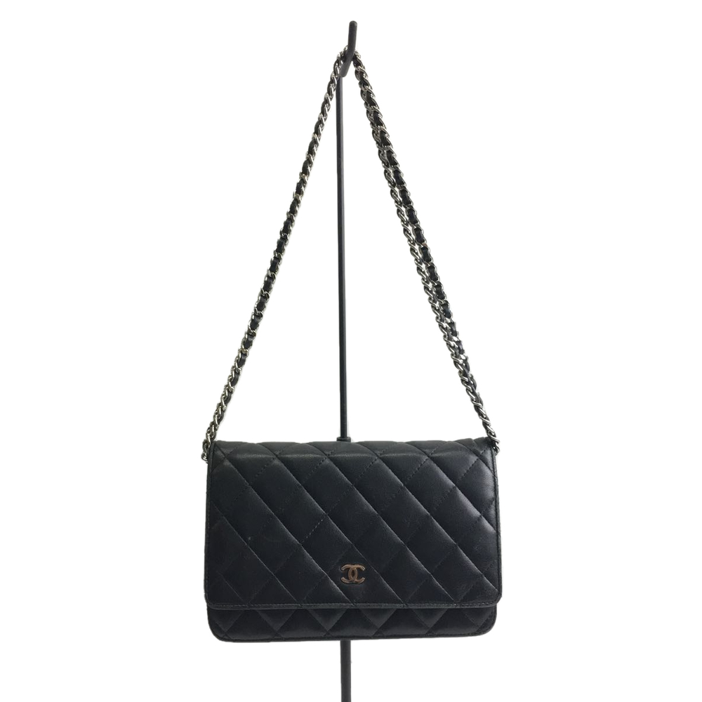 Chanel Mini Leather Matelasse Chain Shoulder Bag